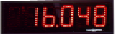 8-Inch Drag Racing Scoreboard