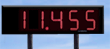 4-Lane Finishing Order Scoreboard 15-Inch