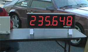 5-Inch Drag Racing Scoreboard